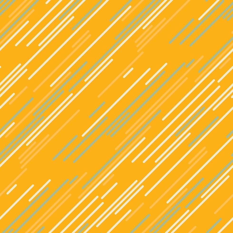 Vibrant abstract pattern with diagonal lines in yellow, cream, and teal. Ideal for backgrounds, website design, or textile prints. Modern, minimalist style conveys speed, energy, and dynamism. vector