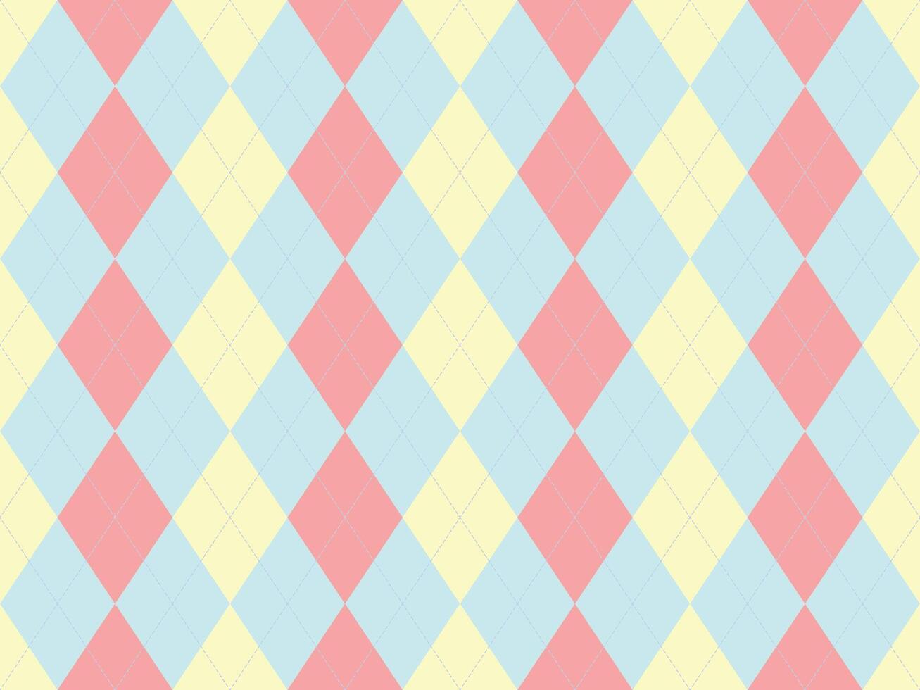 Pastel diamond pattern background. Perfect for branding, websites, or textile design. Soft, cheerful colors create a sweet and elegant aesthetic. Ideal for spring or summer projects. vector