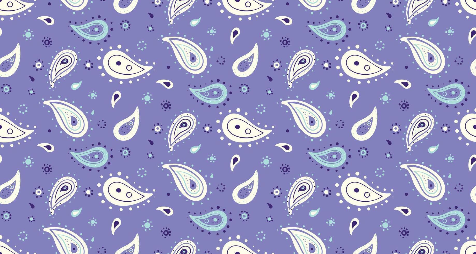 Art paisley on minimal textured. Artistic ethnicity to surface image. Botanical mandala at trend sample. vector