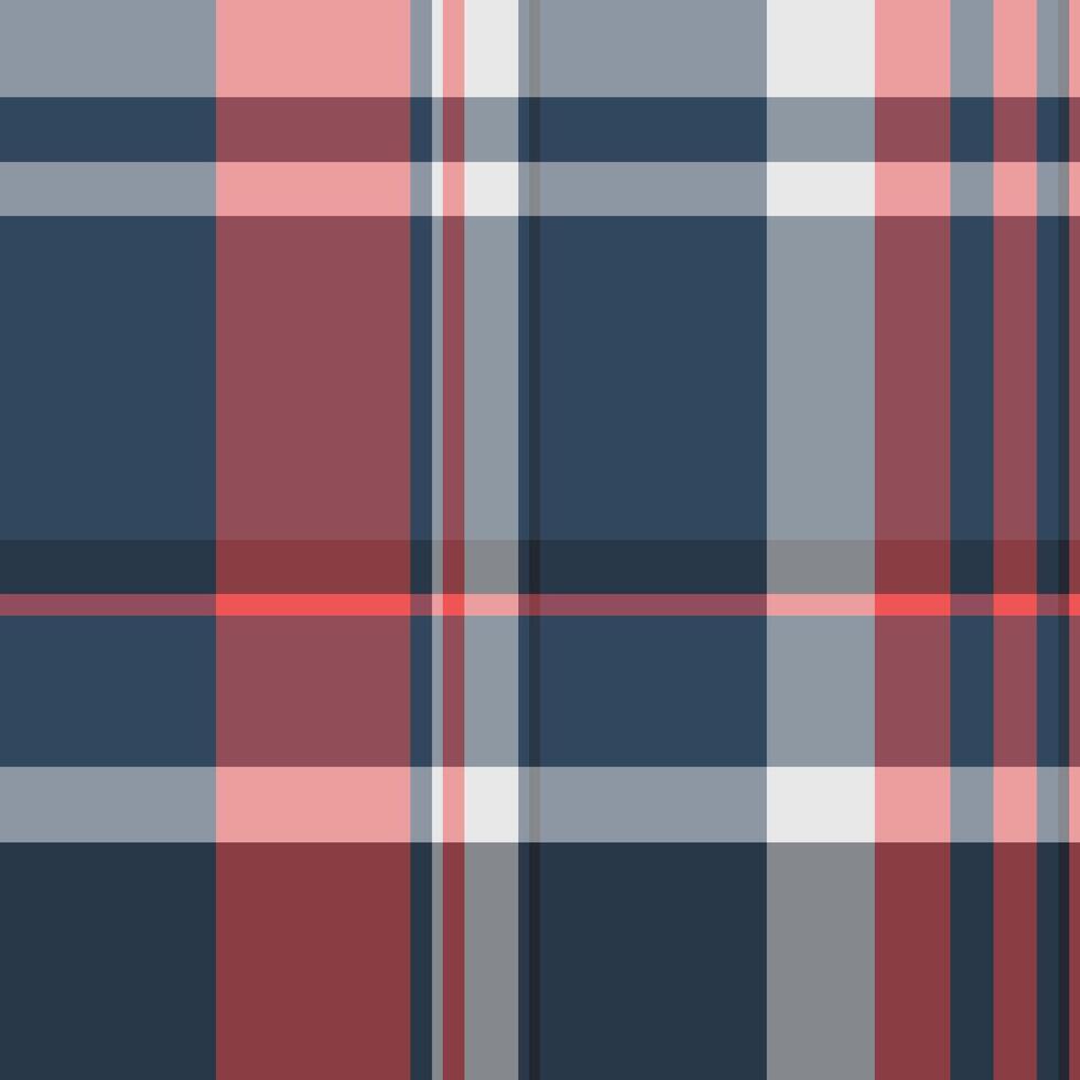 Aesthetic seamless check , business background textile tartan. India texture fabric pattern plaid in red and pastel colors. vector