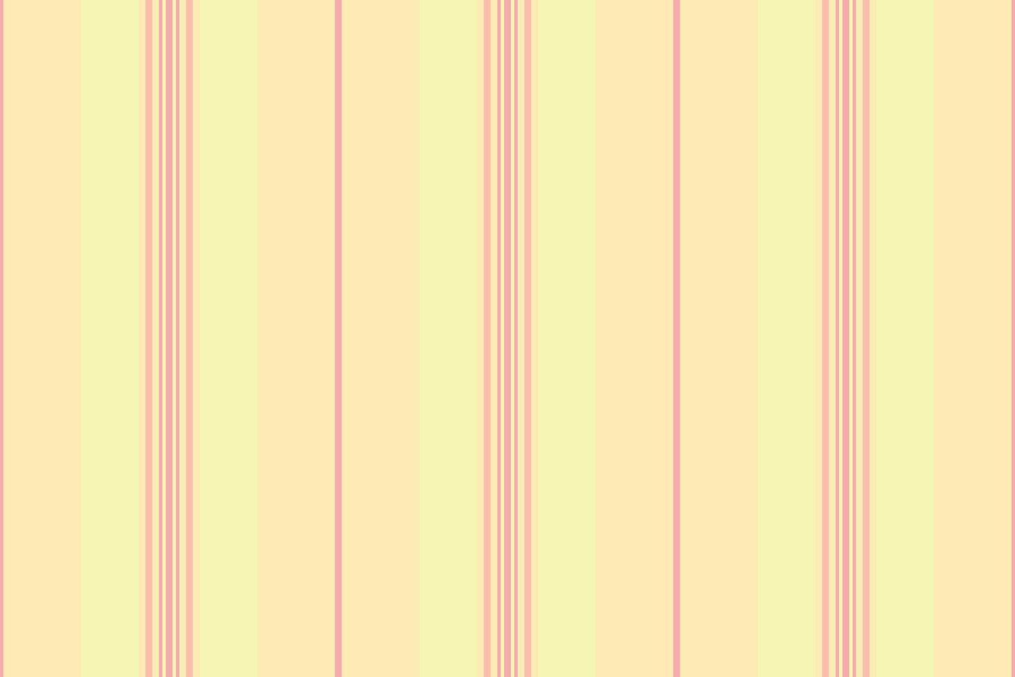 Elegant pastel yellow and rose gold vertical stripes pattern. Perfect for backgrounds, textiles, website design, or packaging. vector
