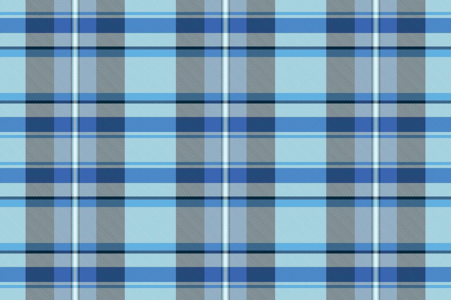 Serene blue plaid pattern, ideal for textile design, website backgrounds, or fashion projects. Its cool tones evoke calmness and sophistication. Perfect for creating a clean, modern aesthetic. vector