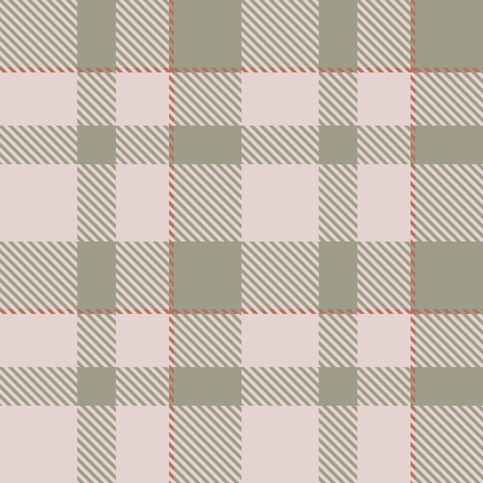 New plaid check tartan, happy seamless pattern texture. Genuine textile background fabric in light and pastel colors. vector