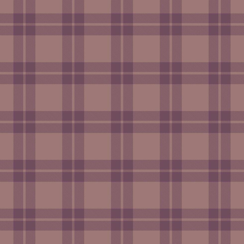 Minimal plaid background pattern, stitch fabric tartan check. Carpet textile texture seamless in pastel and pink colors. vector