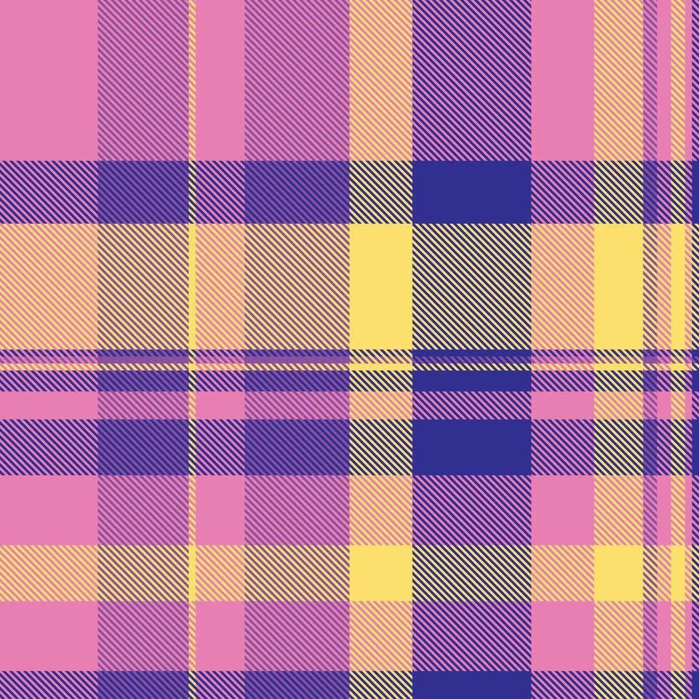 Vibrant pastel plaid pattern. Perfect for textile design, fashion, website backgrounds, or scrapbooking. This cheerful, modern design evokes feelings of happiness and optimism. vector