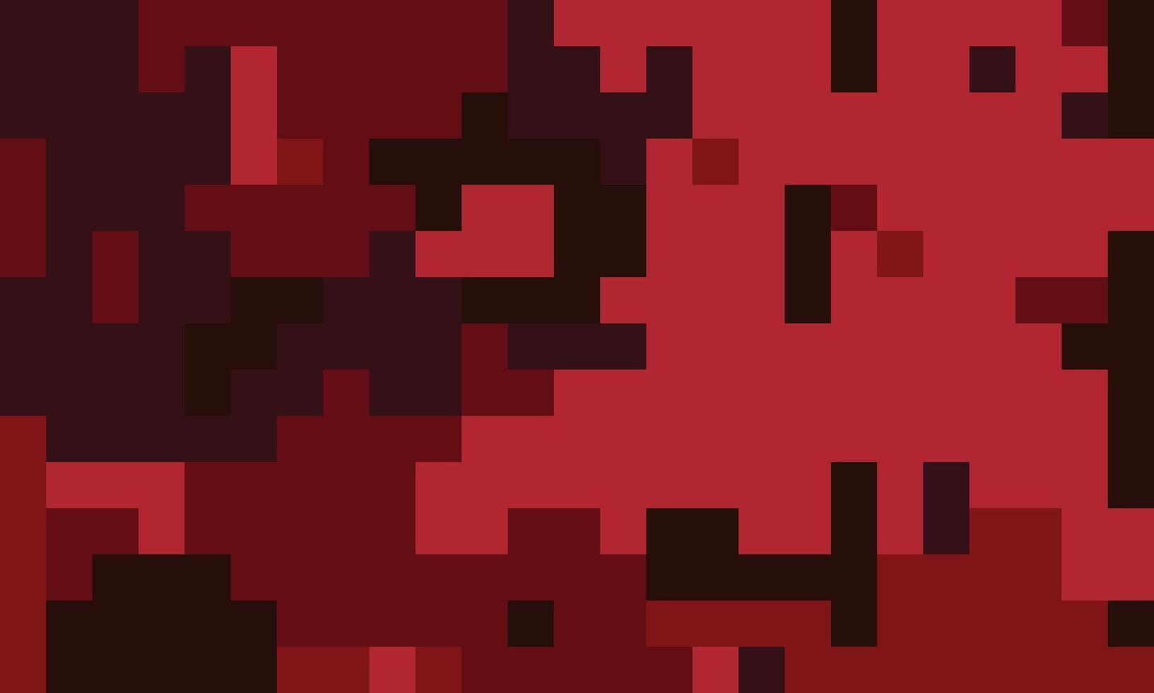 Abstract pixel art background. Deep red and maroon shades create a dynamic, textured effect, ideal for tech, gaming, or modern design projects. vector