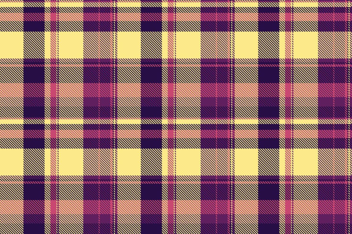 Kilt textile seamless, spanish pattern plaid texture. Interior background fabric tartan check in light goldenrod and dark colors. vector