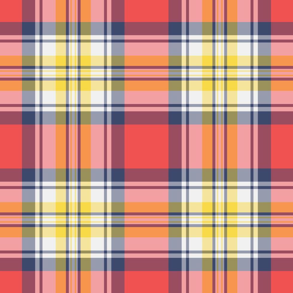 Versatile textile swatch featuring a seamless plaid design. Perfect for fashion, decor, and creative projects, offering a stylish and timeless pattern. vector