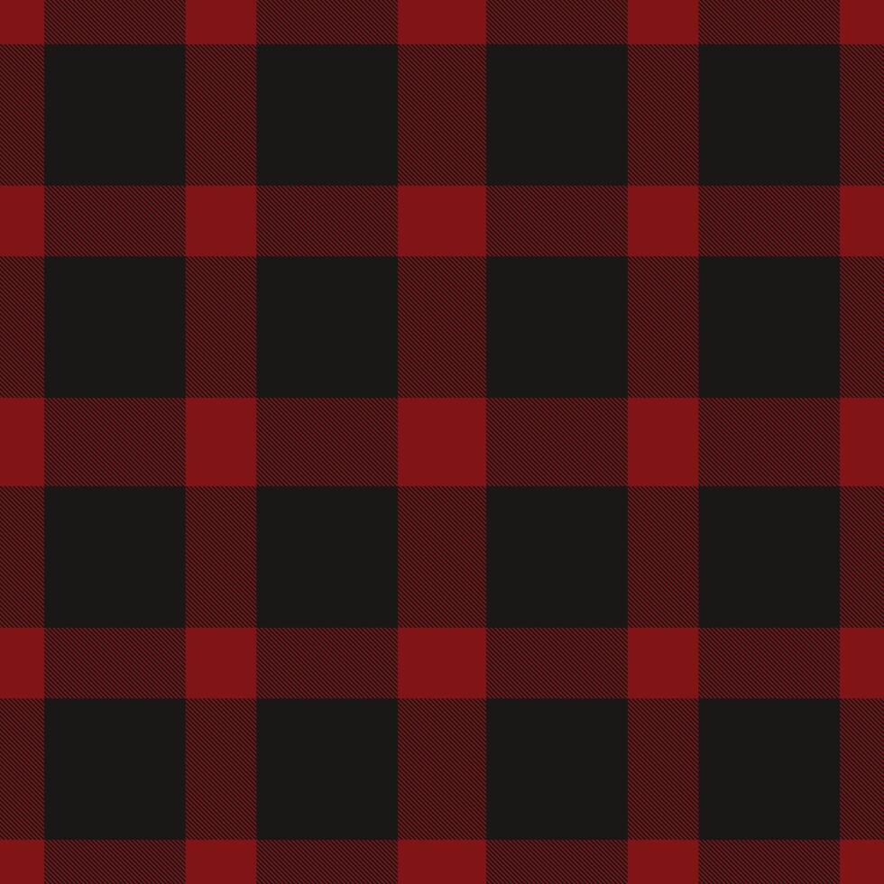 Purchase seamless check textile, school fabric background texture. Detailed plaid tartan pattern in maroon and black colors. vector