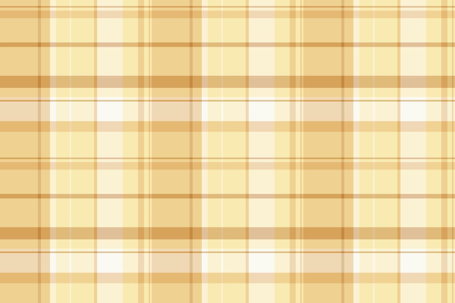 Attire pattern fabric seamless, relief check tartan background. Quilt plaid texture textile in amber and light colors. vector