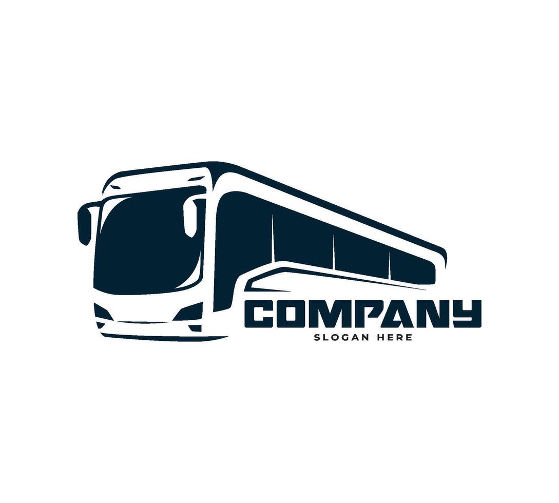 bus company logo with modern design vector