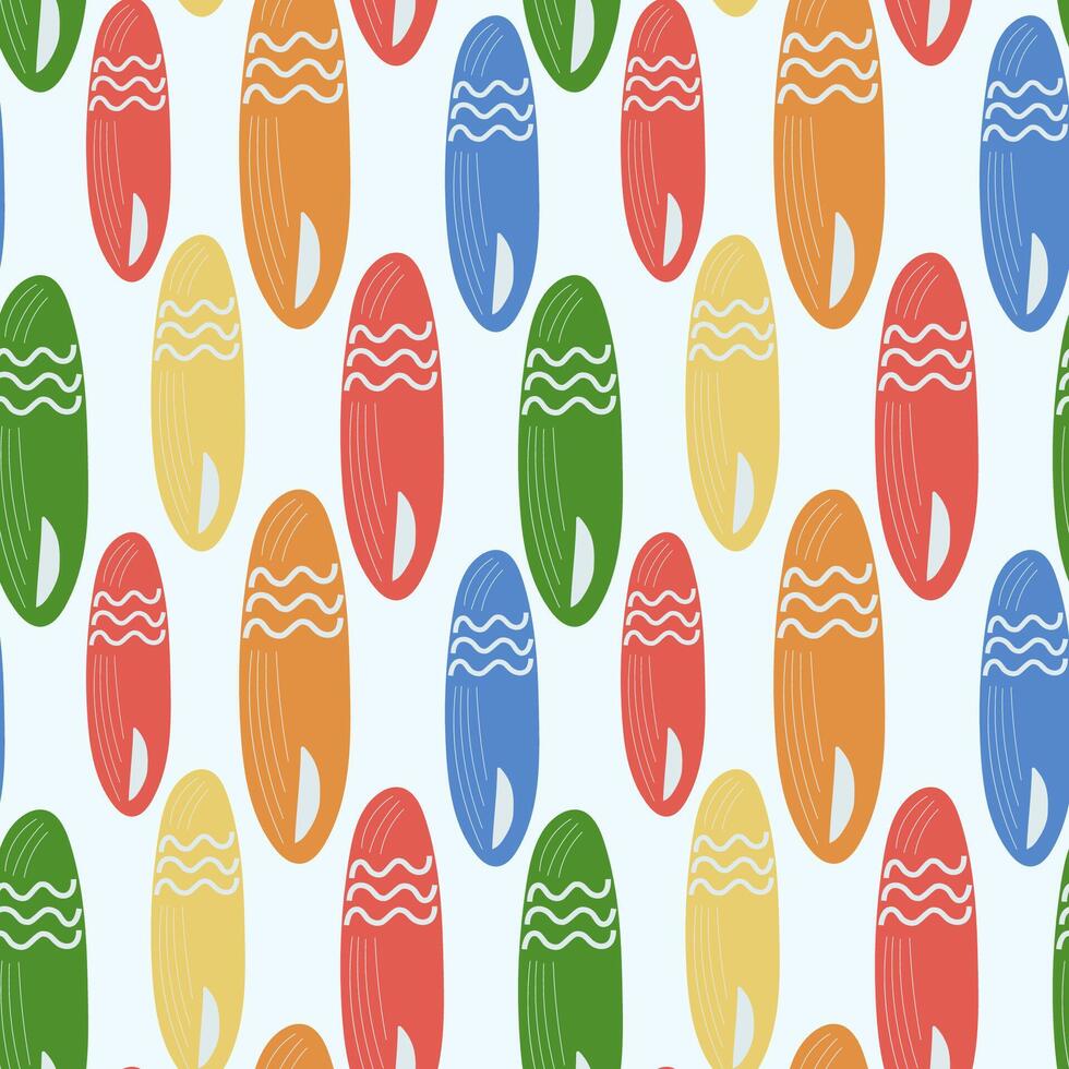 Vibrant and colorful seamless pattern featuring abstract shapes on a light background vector