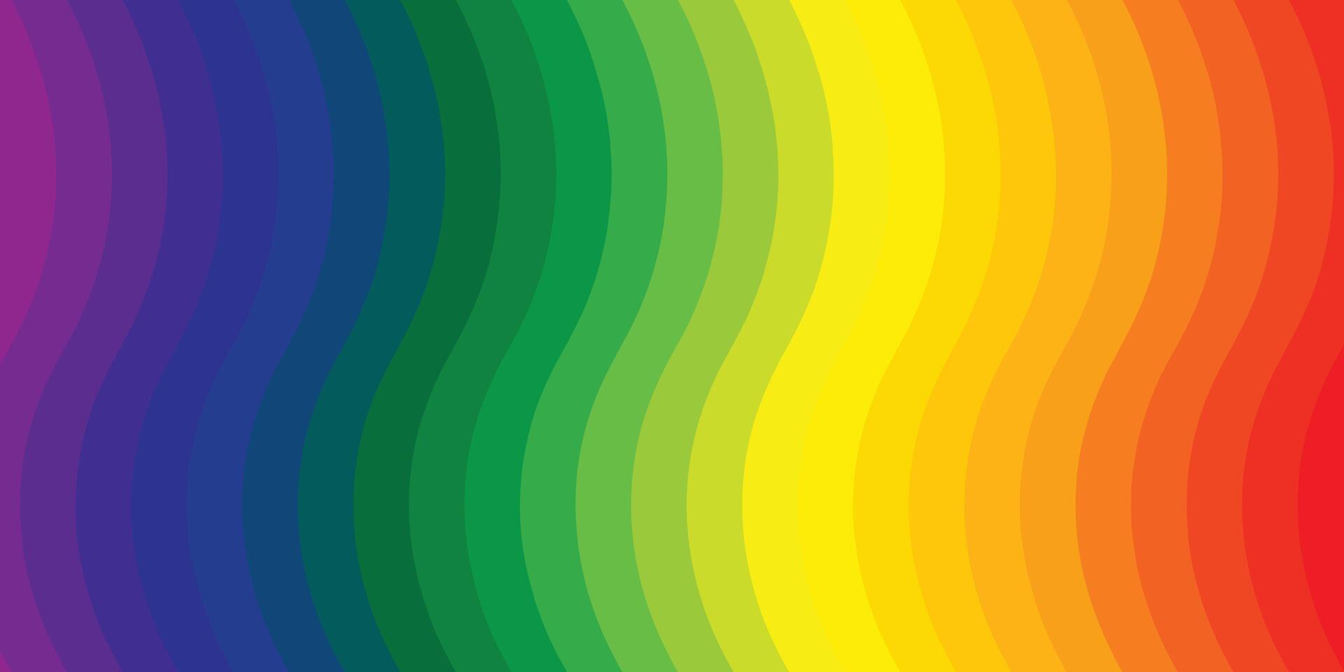 Pride Background with LGBTQ Inclusive Pride Flag Colours. Rainbow Stripes Wallpaper for LGBT Pride Month. Illustration vector