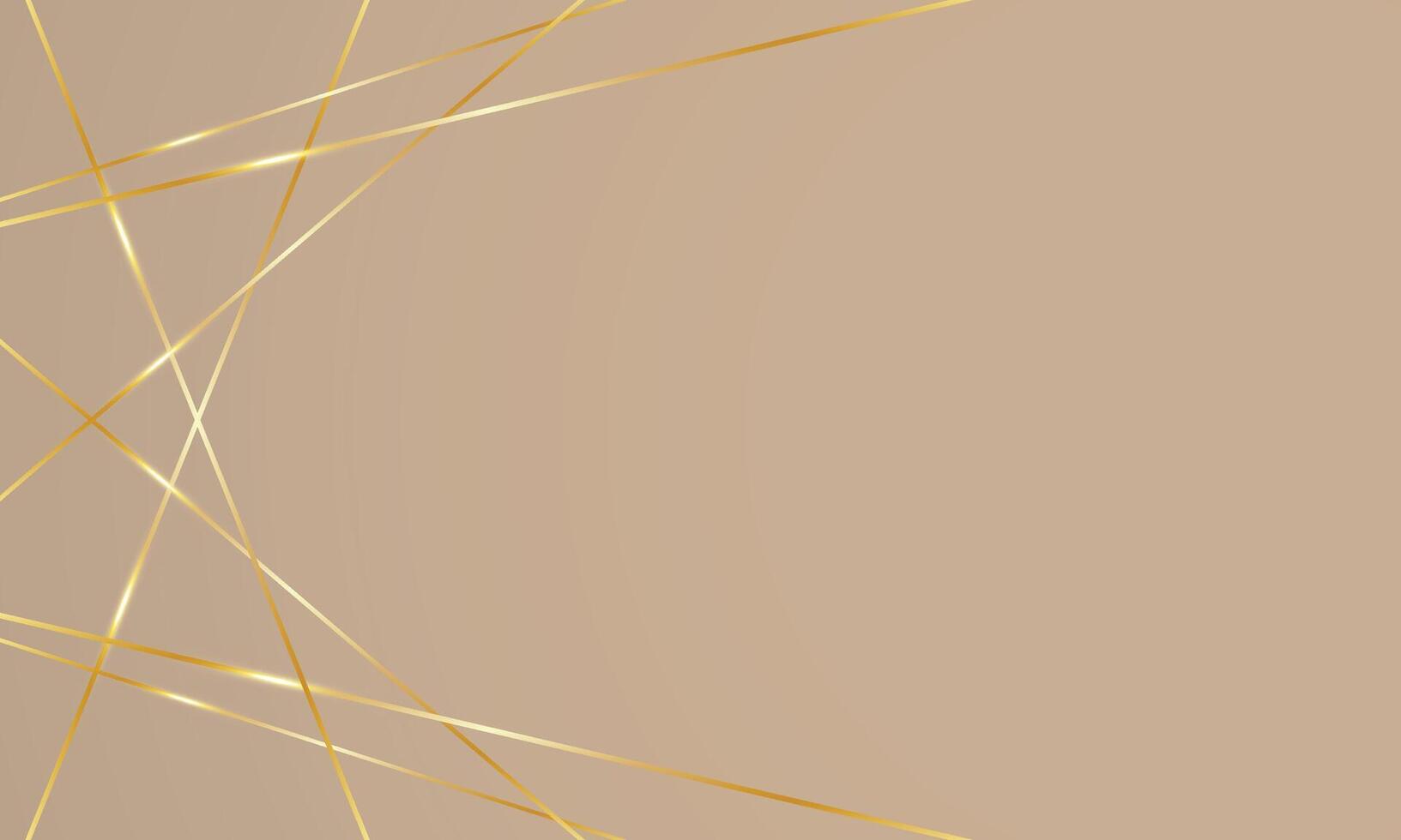 Abstract background stylish low poly golden lines lovely background design, empty background vector