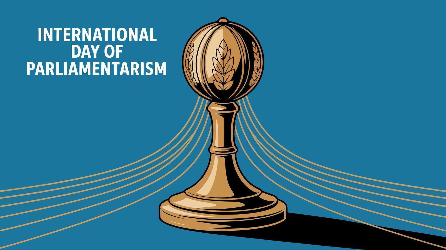 International Day of Parliamentarism Gavel Government Politics vector