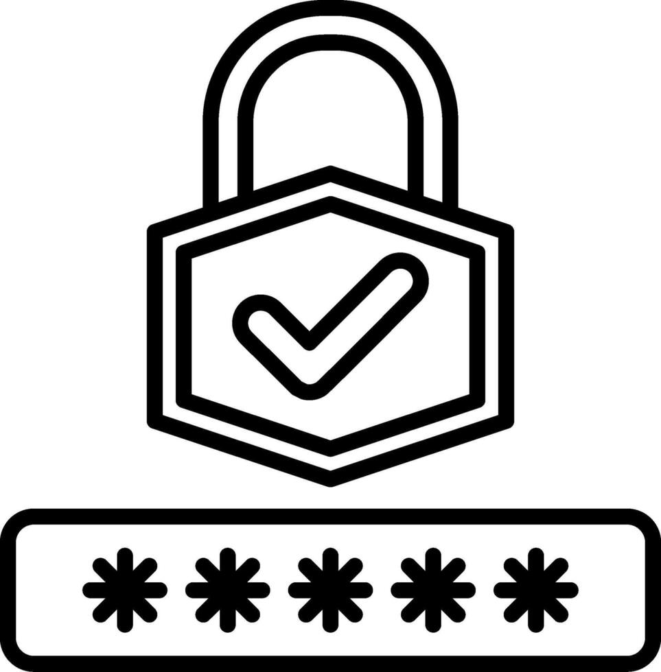Password Approved Creative Best Design vector