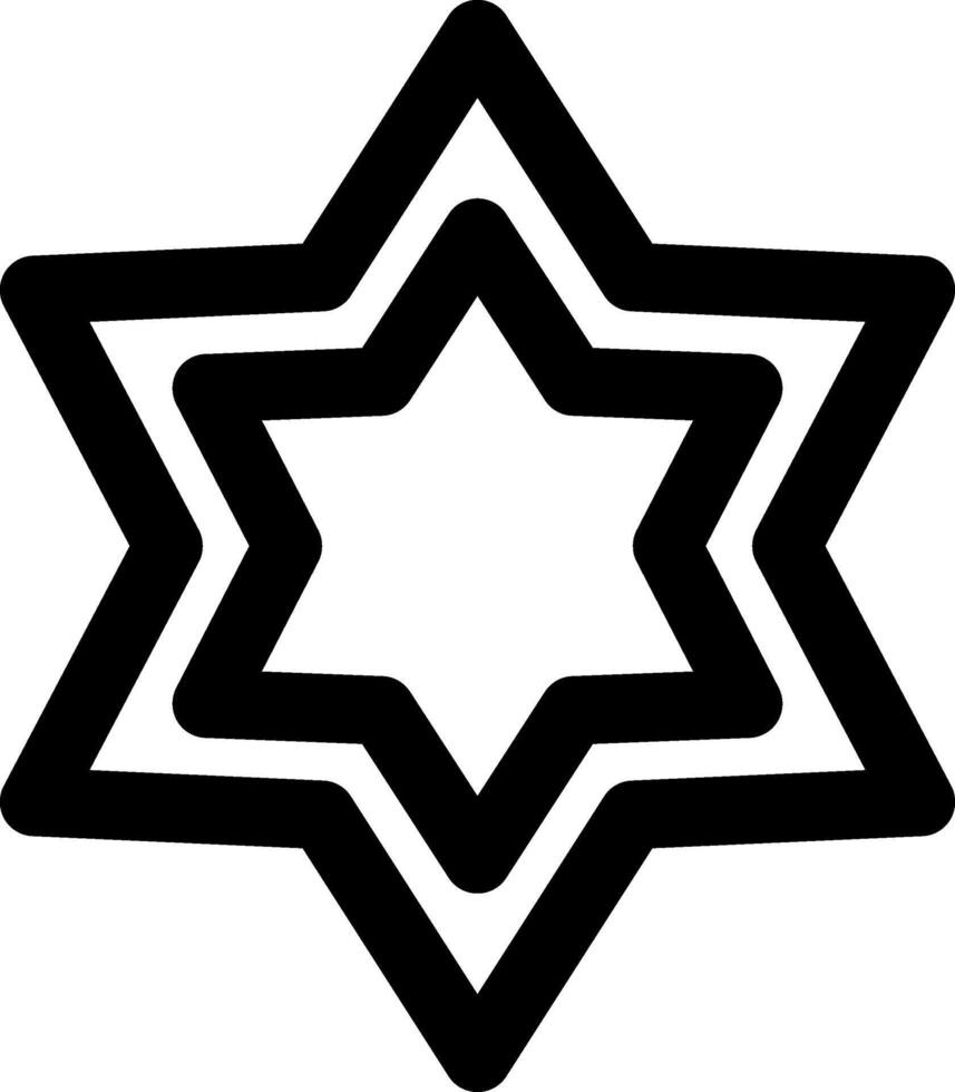 Star Rating Outline Symbol vector