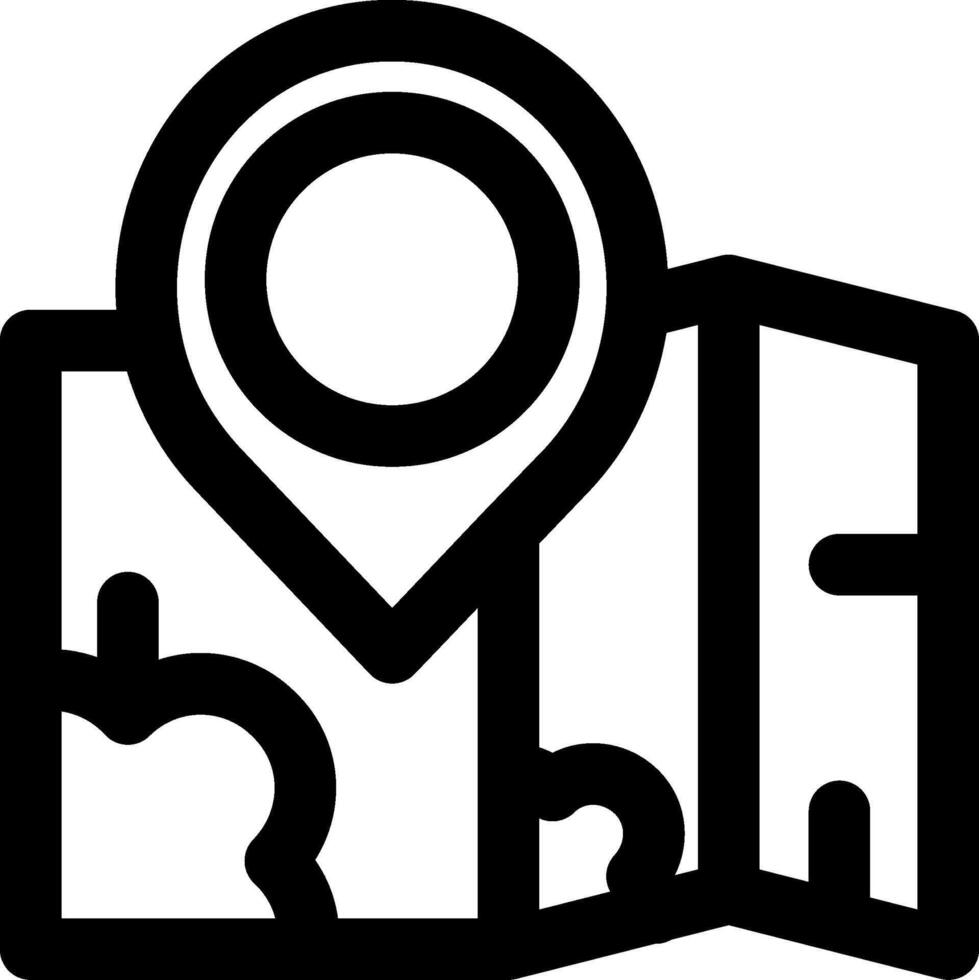 Map Navigation Route Icon vector