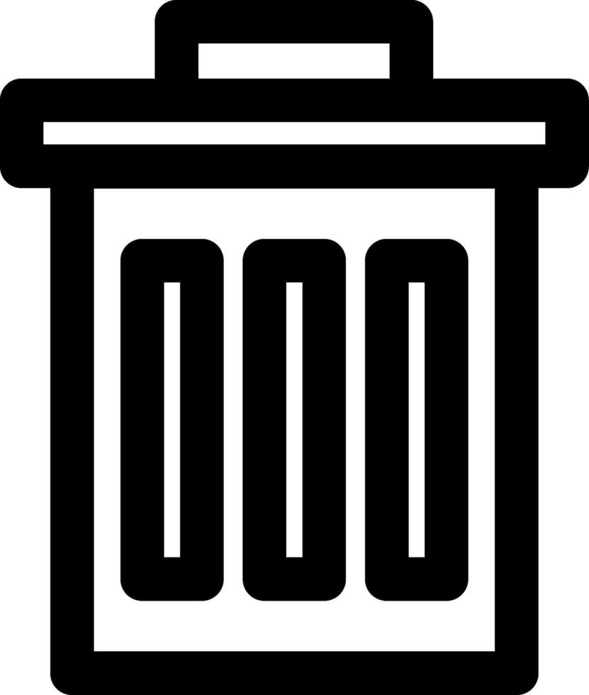 Bin Trash Delete Icon vector