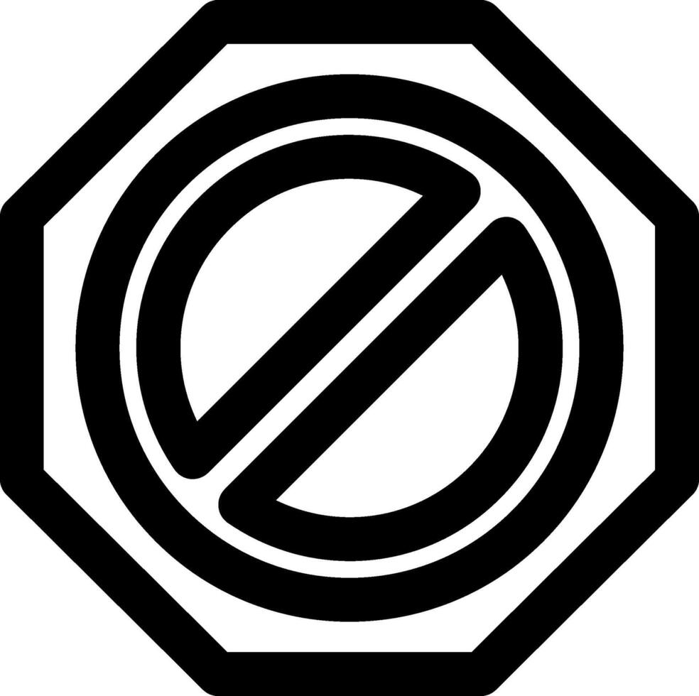 Banned Restricted Access Icon vector