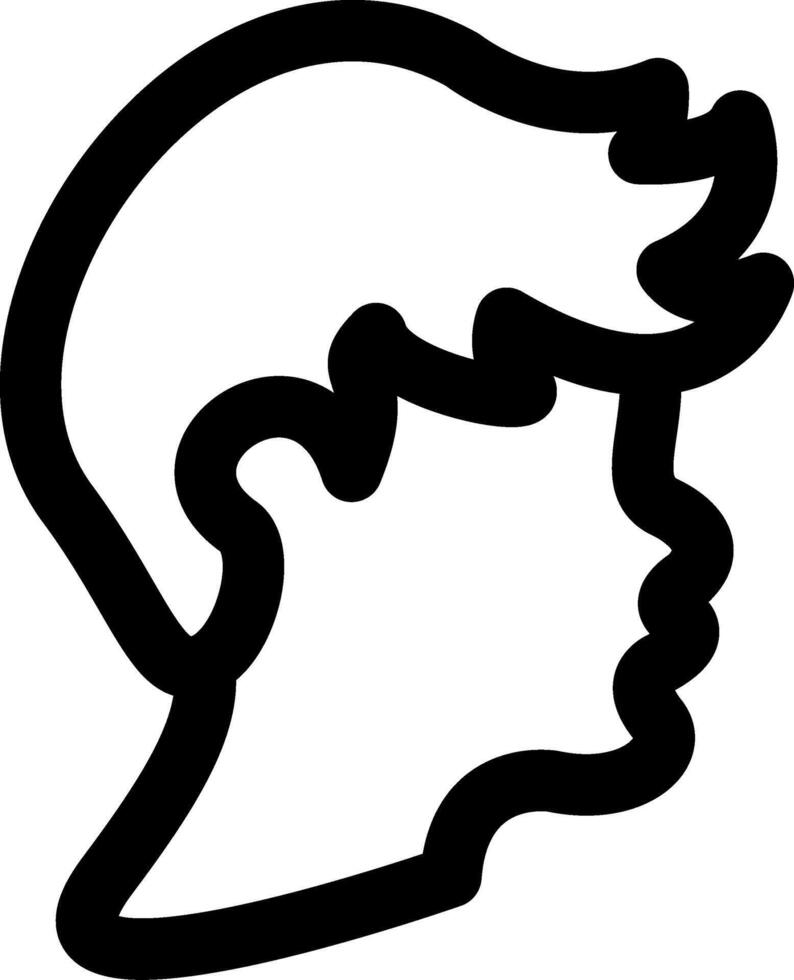 Boy Character Flat Icon vector