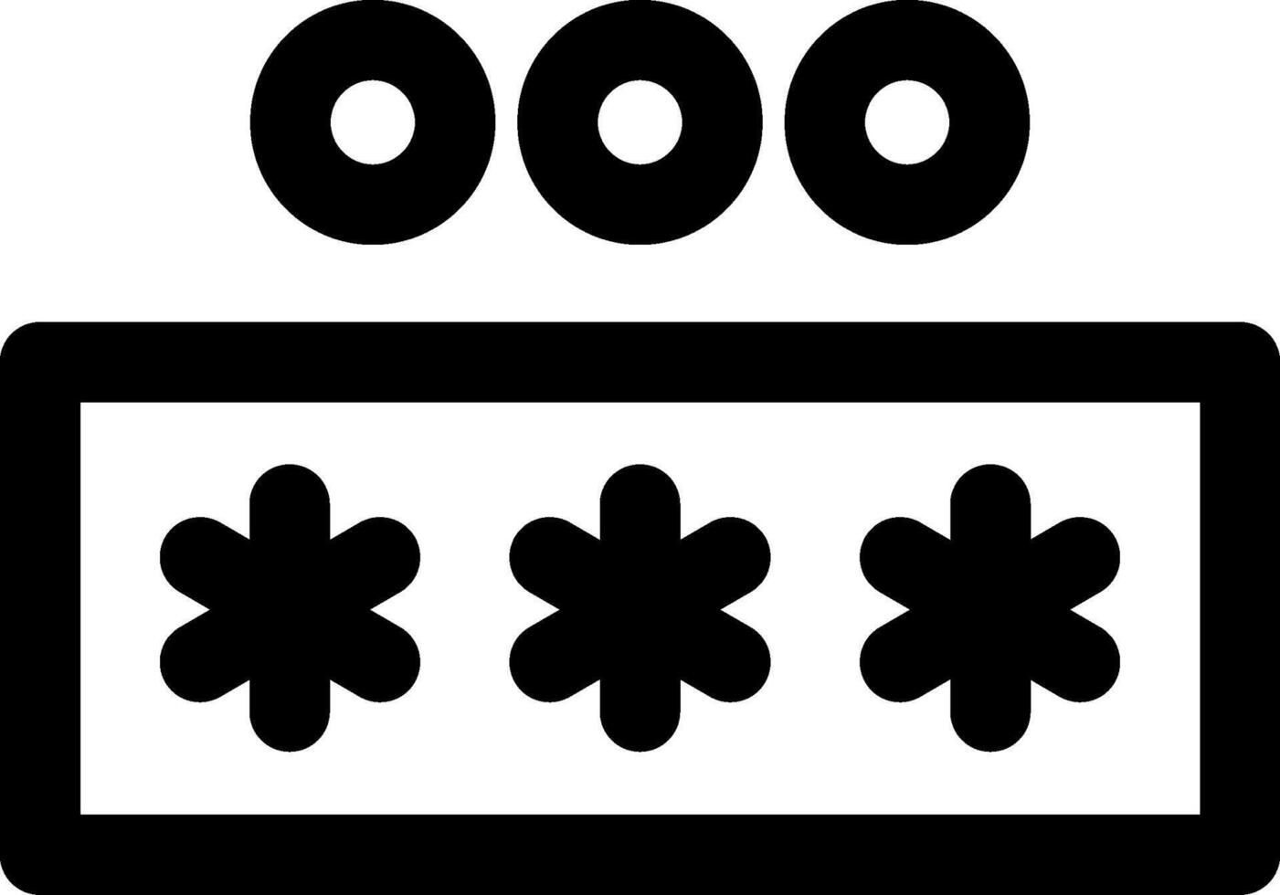 Pin Code Security Icon vector