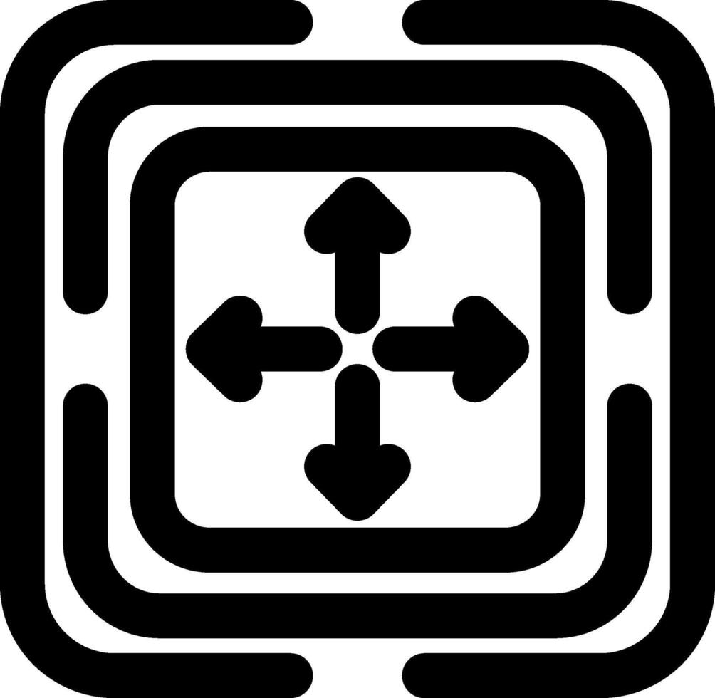Move Object Direction Icon vector
