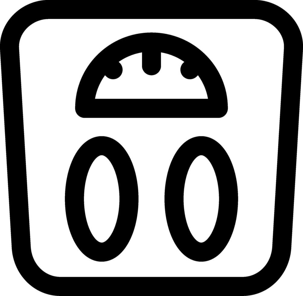 Weight Scale Measure Icon vector