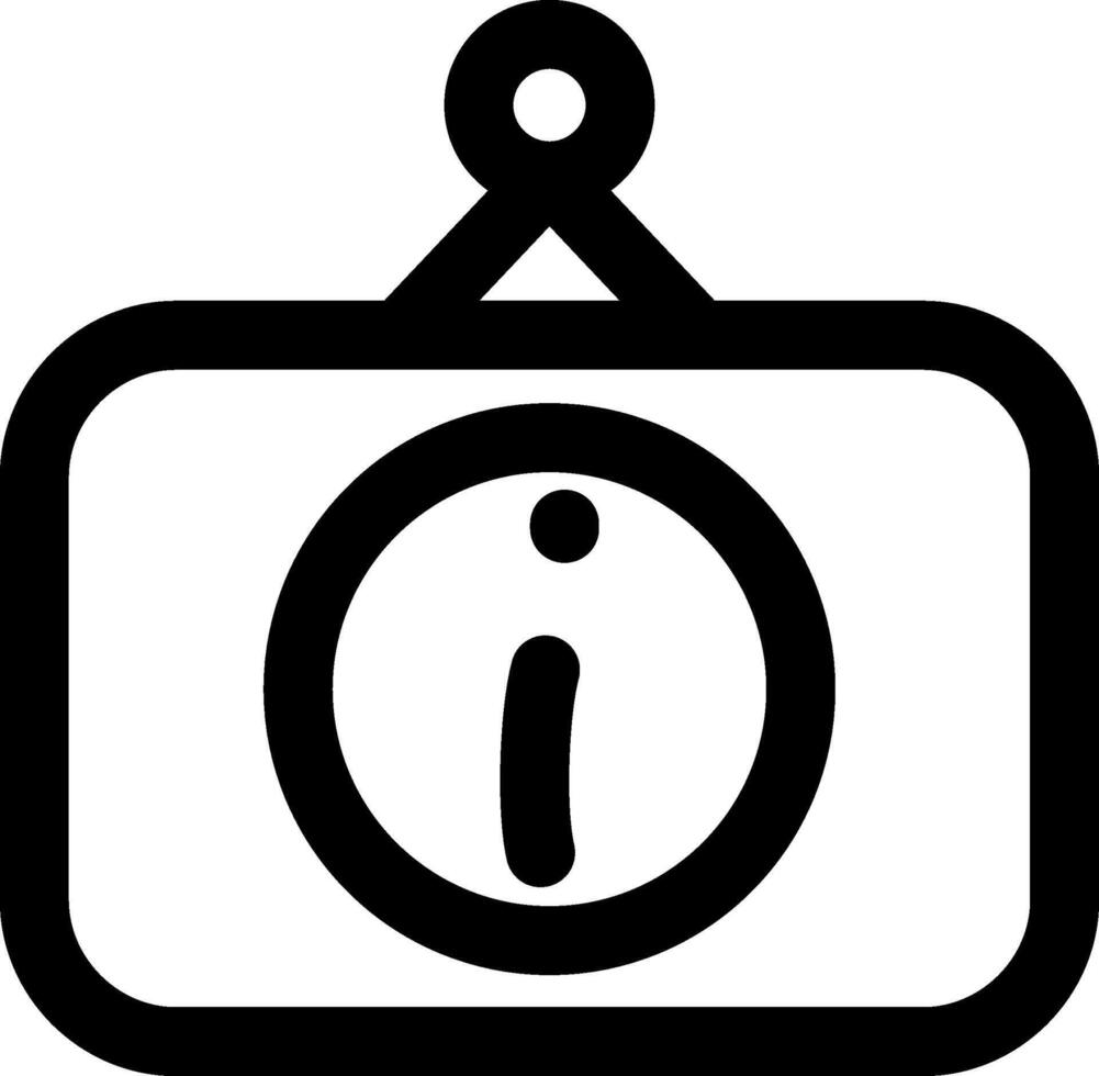 Information Board Display Icon vector