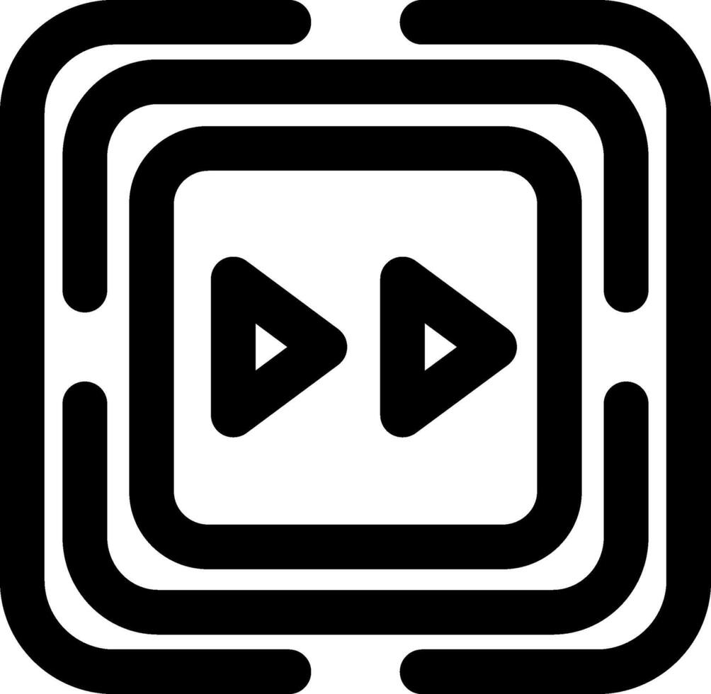 Fast Forward Skip Icon vector