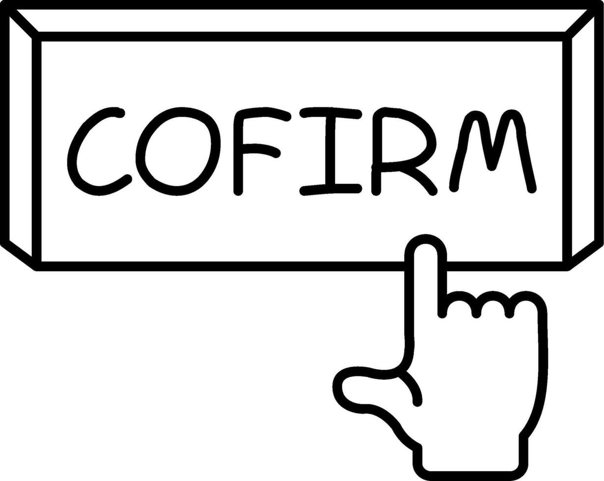 Confirm Selected Action Now vector