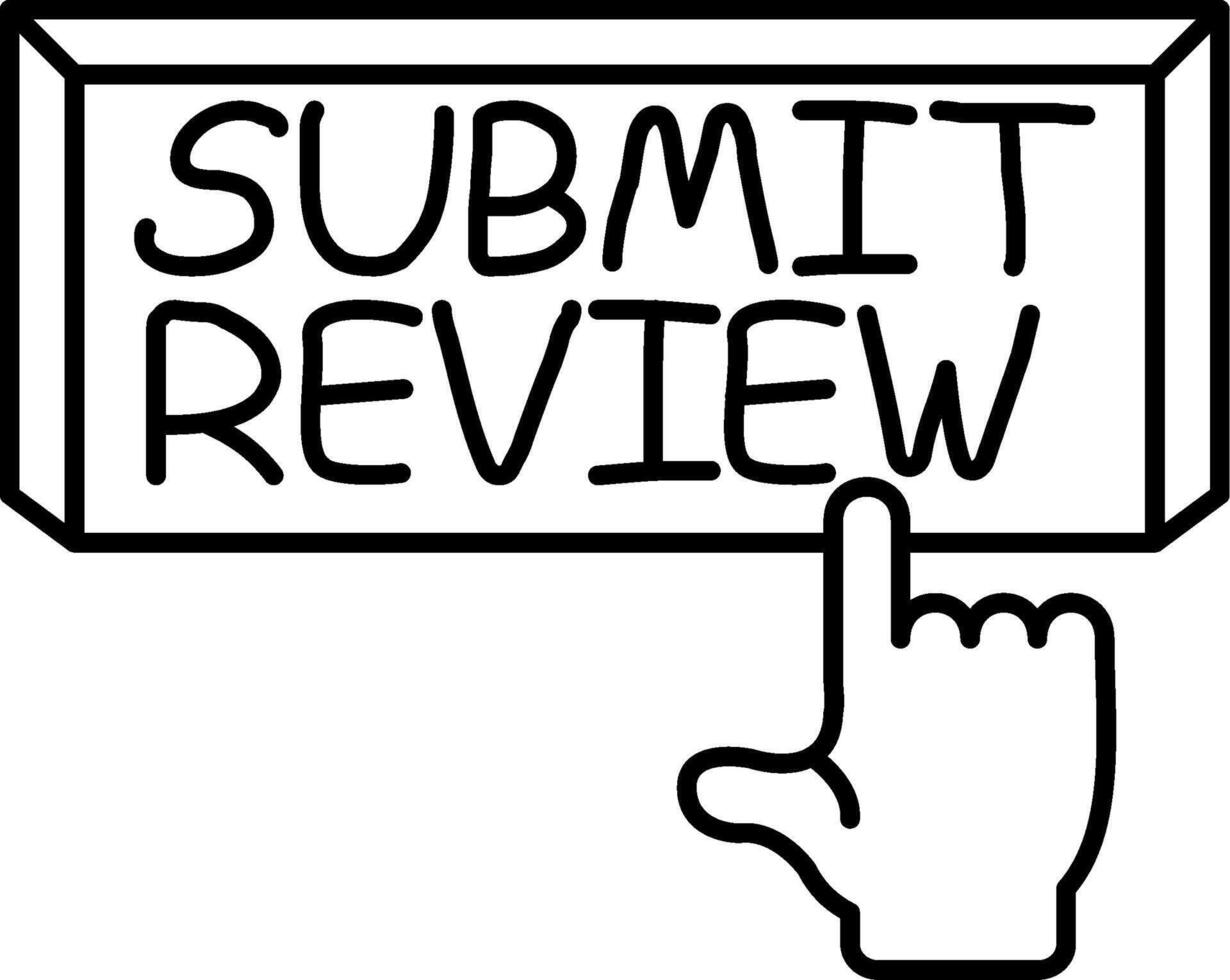 Submit Product Review Form vector