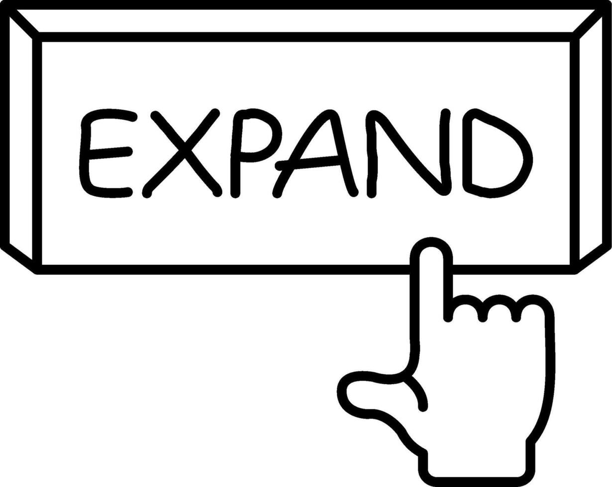 Expand Section for Details vector