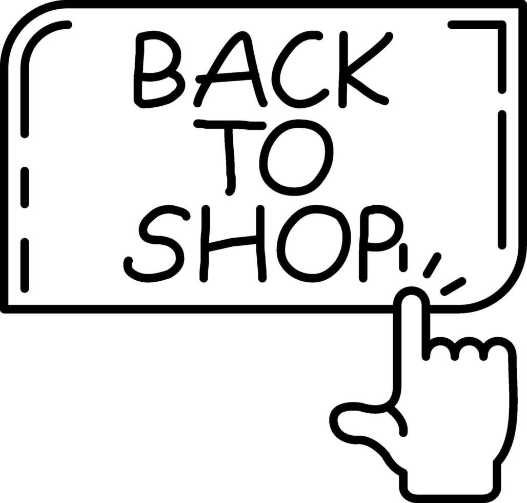 Back to Shop Page vector