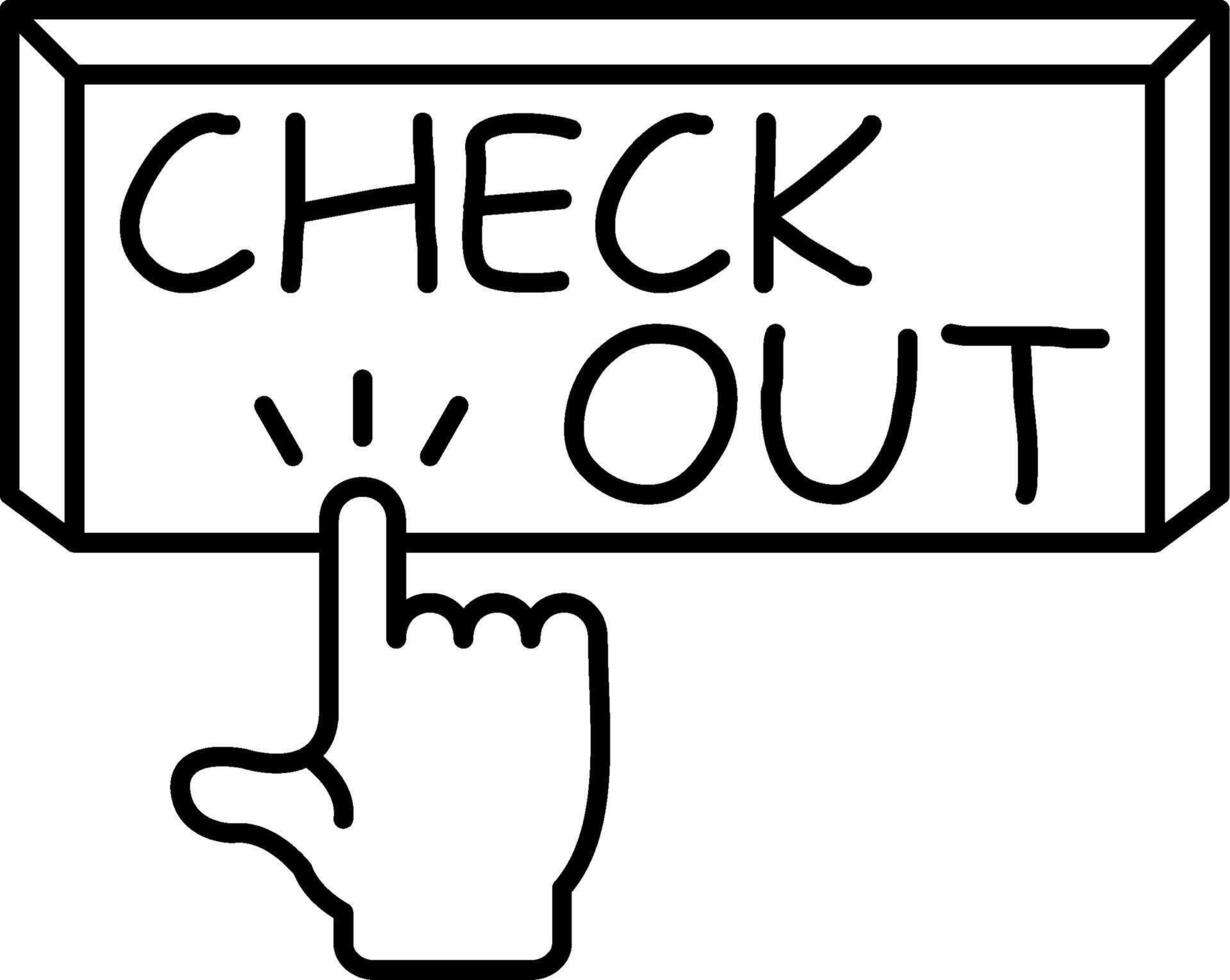 Checkout to Complete Purchase vector
