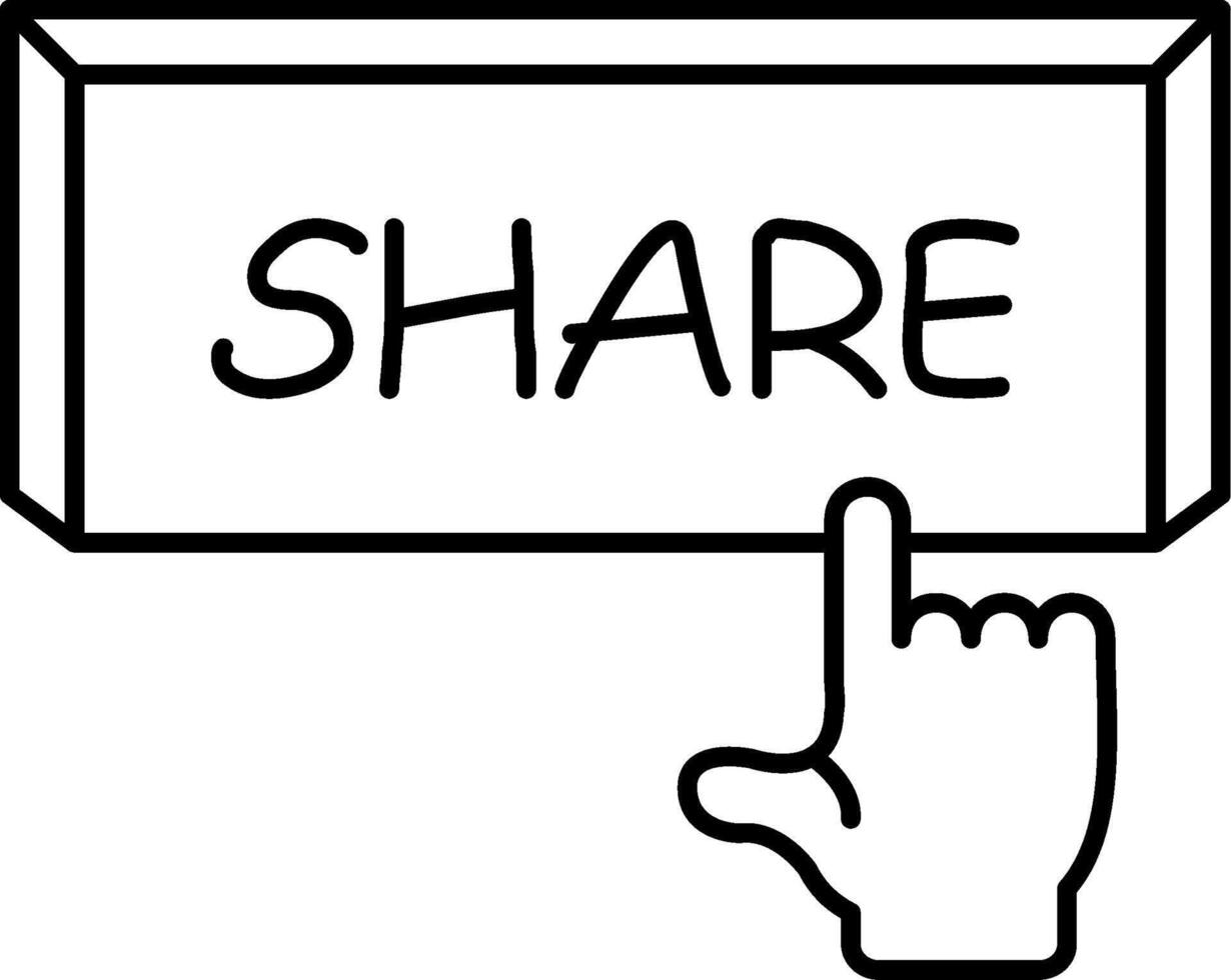 Share Post on Social vector