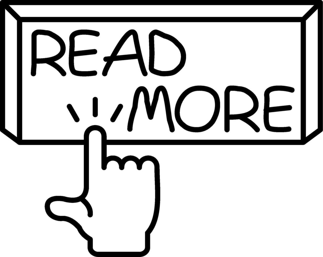 Read More Article Button vector