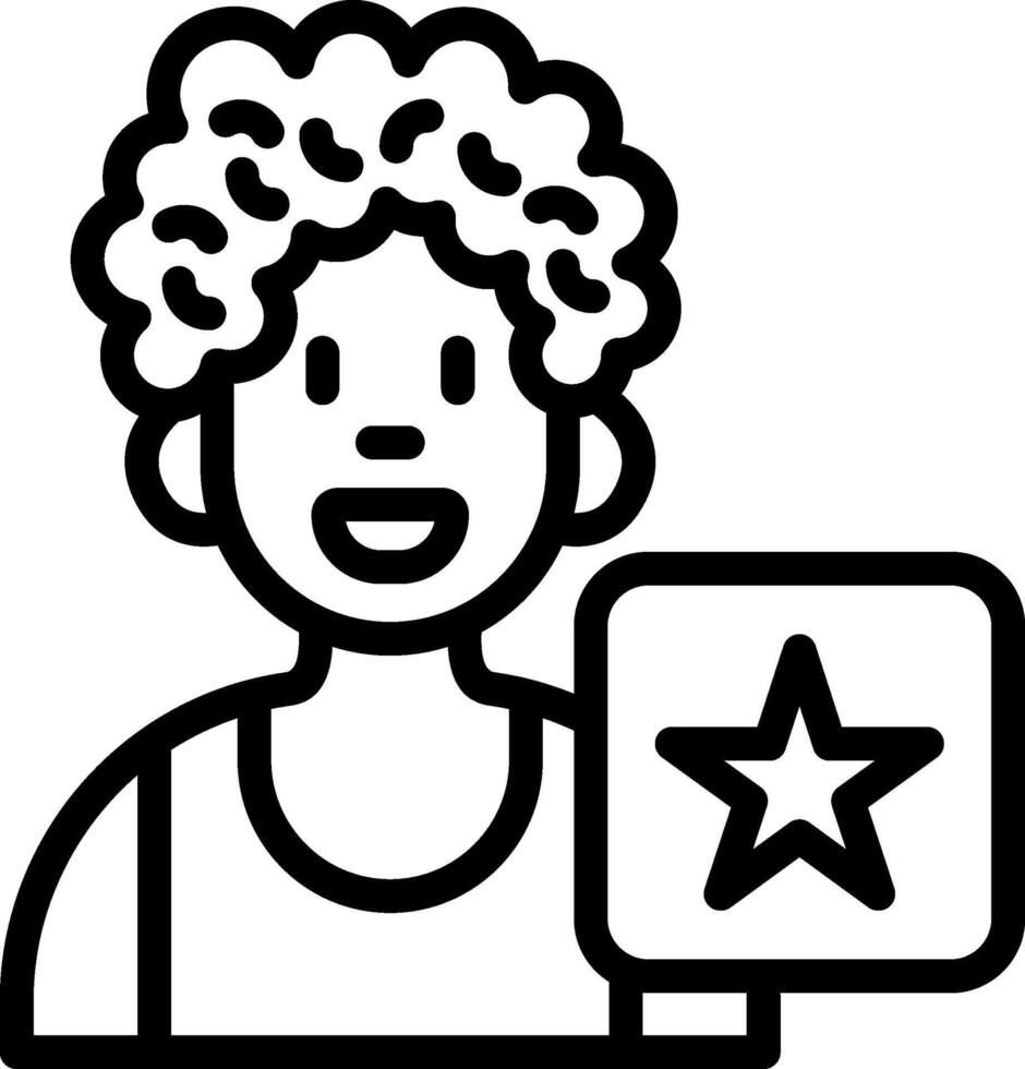 Boy Earning Hero Star vector