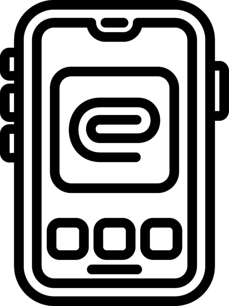 Attachment File Transfer Icon vector