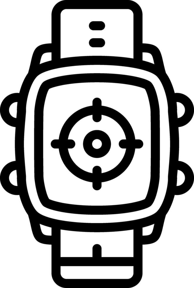Smartwatch Precision Target Mode vector
