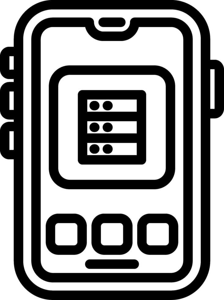 Cloud Database Access System vector