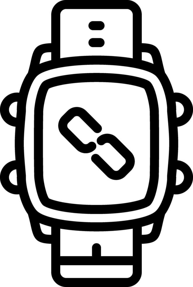 Smartwatch Unlink Device Option vector