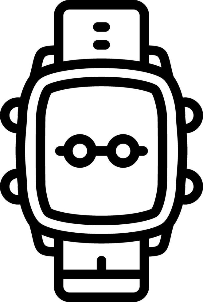 Smartwatch Eye Glasses Assistant vector