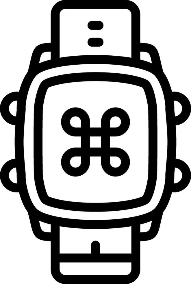 Smartwatch Command Center Mode vector