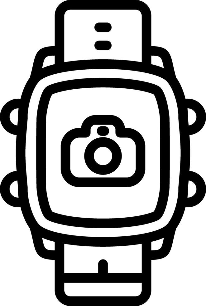 Smartwatch Camera Remote Control vector