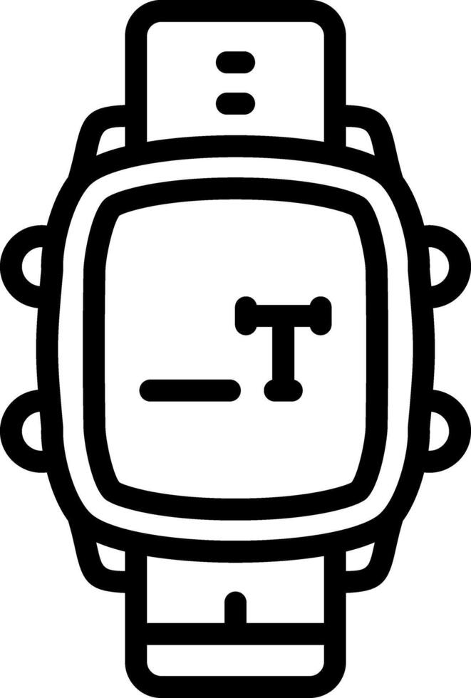 Smartwatch Custom Typing Input vector