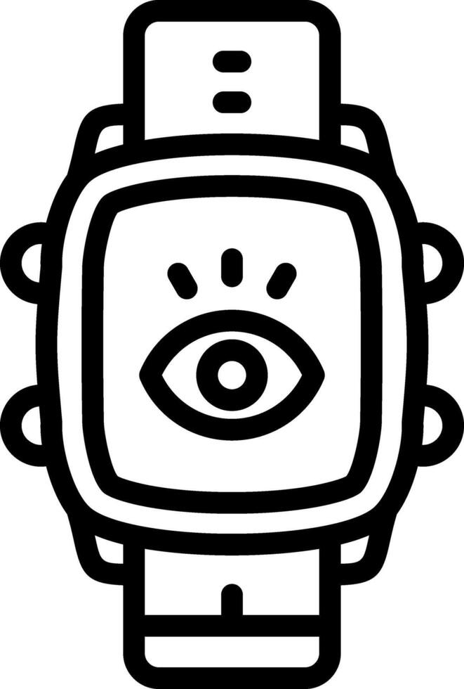 Smartwatch View Screen Mode vector