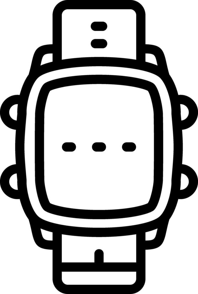 Smartwatch More Options Menu vector