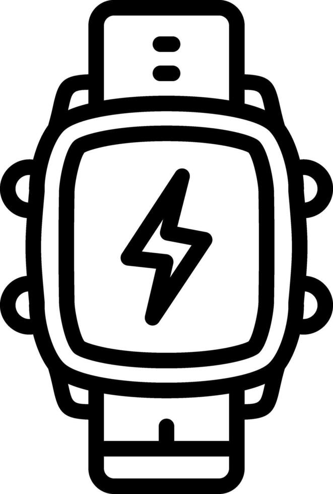 Smartwatch Current Weather Info vector