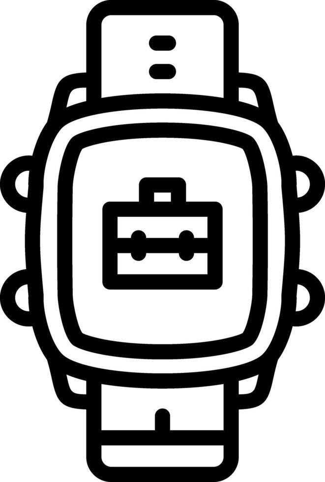 Smartwatch Professional Briefcase Tool vector